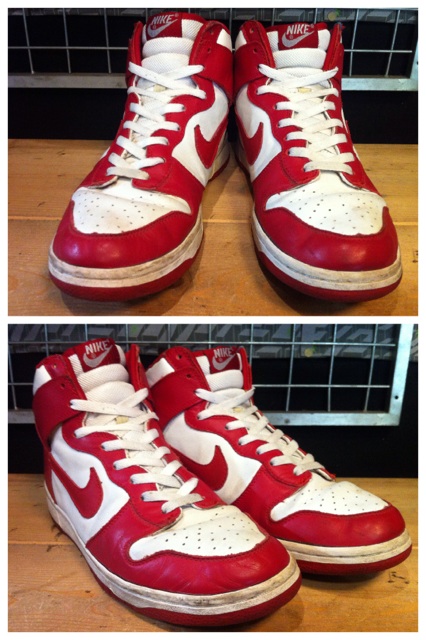 画像: 【25462-465】NIKE　DUNK HIGH　（ホワイト/レッド）　USED