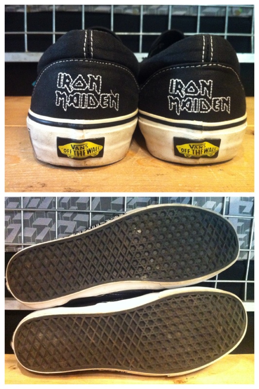 画像: 【25428-477】VANS　SLIP-ON　IRON MAIDEN　（ブラック/イエロー）　USED