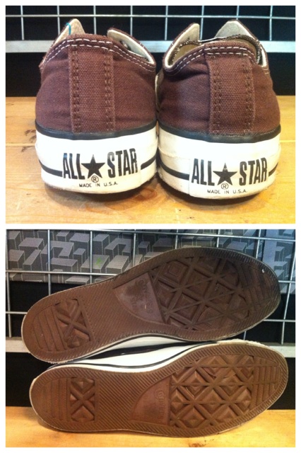 画像: 【24818-481】converse ALL STAR OX （ブラウン）　USED