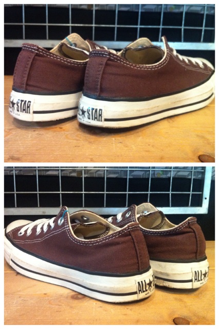 画像: 【24818-481】converse ALL STAR OX （ブラウン）　USED