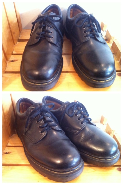 画像: 【25553-484】Dr.Martens　5ホールローカット　（ブラック）　USED