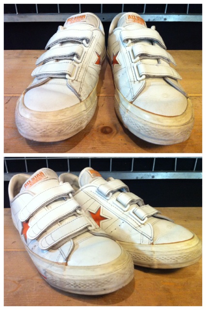 画像: 【25058-487】converse ONE STAR V-3 OX （ホワイト/オレンジ）　USED