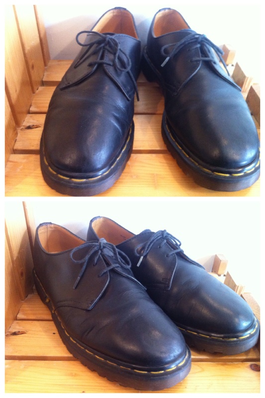 画像: 【25559-489】Dr.Martens　3ホールローカット　（ブラック）　USED