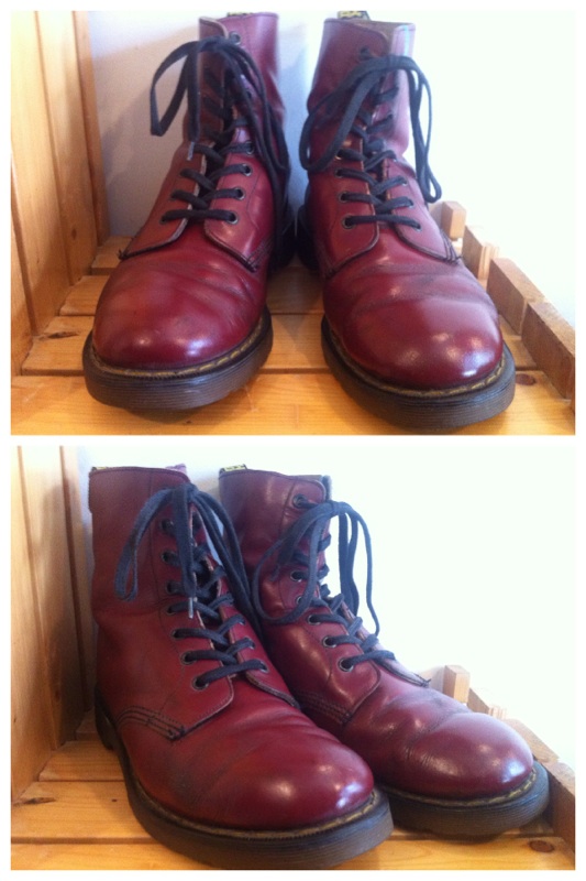 画像: 【25622-492】Dr.Martens　8ホール　（チェリーレッド）　USED