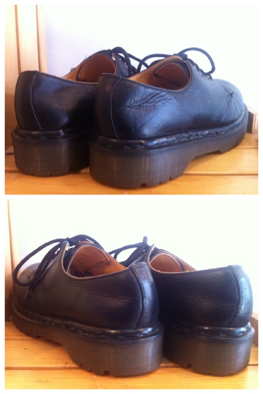 画像: 【25561-493】Dr.Martens　4ホールローカット　（ブラック）　USED