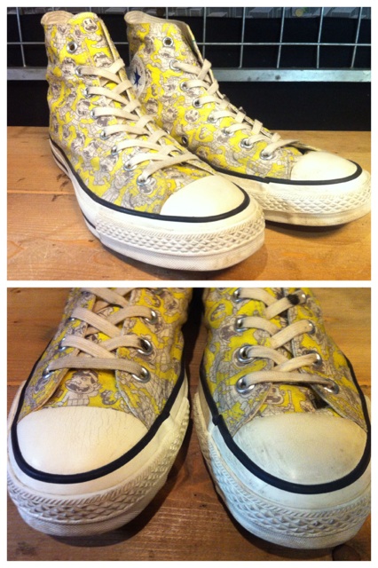 画像: 【25609-490】converse ALL STAR RETRO TENSAI-BAKABON HI （イエロー）　USED