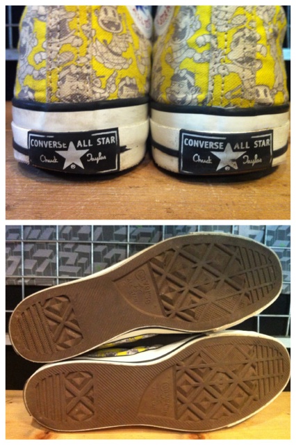 画像: 【25609-490】converse ALL STAR RETRO TENSAI-BAKABON HI （イエロー）　USED