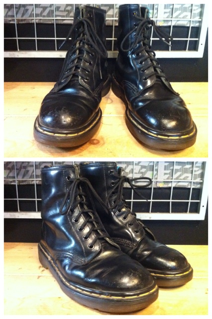 画像: 【25776-500】Dr.Martens　8ホール　（ブラック）　USED