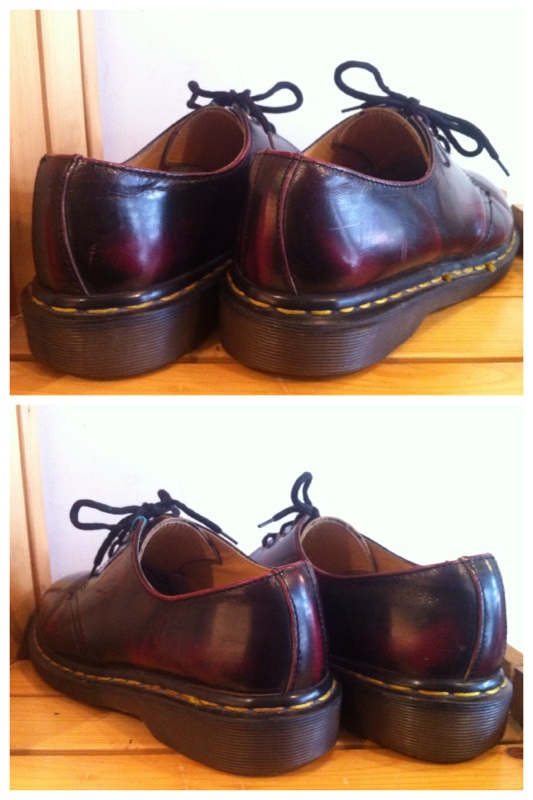 画像: 【25777-502】Dr.Martens　3ホールローカット　（ボルドー）　USED