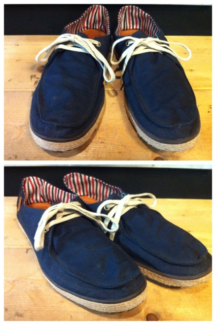 画像: 【25748-505】VANS　LATA MOC　（ネイビー）　USED