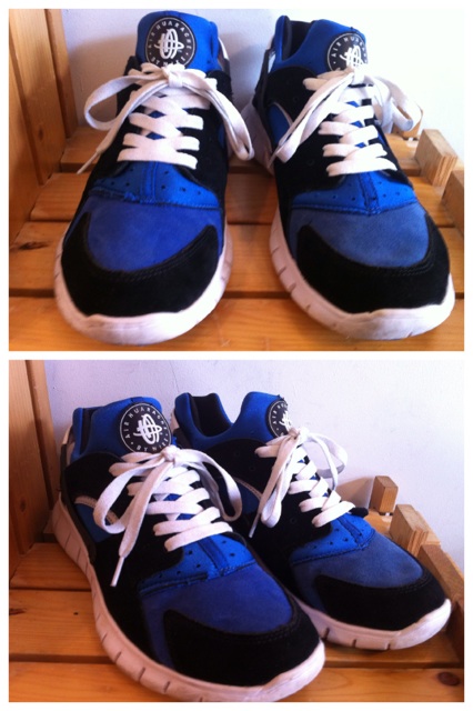 画像: 【25821-520】NIKE　HUARACHE FREE RUN　（ブルー/ブラック/ホワイト）　USED