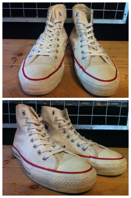 画像: 【25861-531】converse ALL STAR HI （ホワイト）　USED