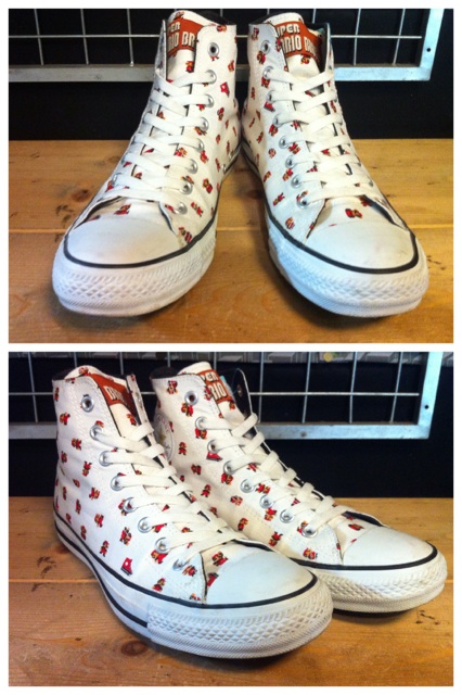 画像: 【25876-533】converse ALL STAR SUPER MARIO BROS. PS HI （ホワイト）　USED