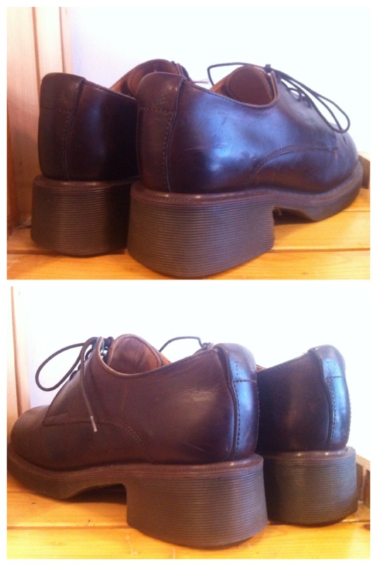 画像: 【25562-537】Dr.Martens　ヒール付きローカット　（ブラウン）　USED