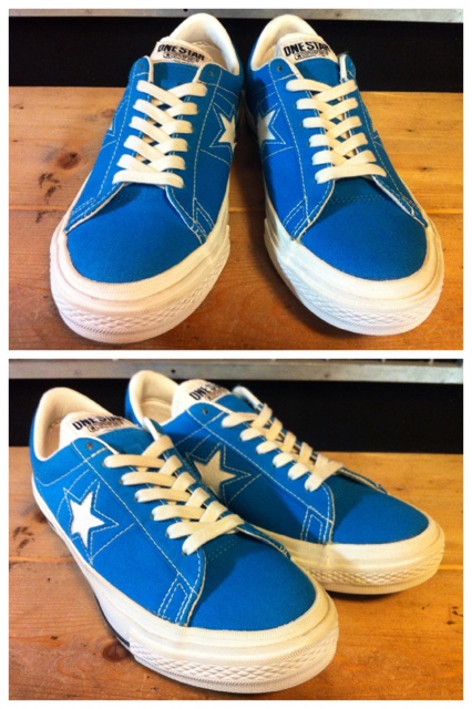 画像: 【25860-534】converse ONE STAR CANVAS （ブルー/ホワイト）　新品