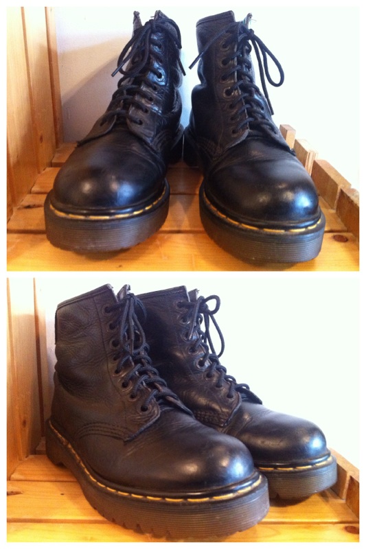 画像: 【25905-546】Dr.Martens　8ホール　（ブラック）　USED