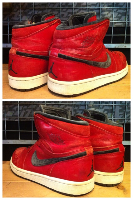 画像: 【26026-551】NIKE AIR JORDAN 1 RETRO HI PREMIER （レッド/ブラック）　USED