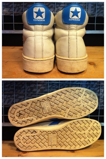 画像: 【26064-564】converse PRO LEATHER HI　（ホワイト/ノースカロライナブルー）　USED