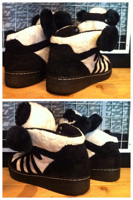画像: 【26105-574】adidas　ObyO JEREMY SCOTT PANDA BEAR　（ホワイト）/ブラック）　USED