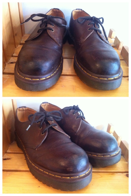 画像: 【26057-570】Dr.Martens　3ホールローカット　（ブラウン）　USED