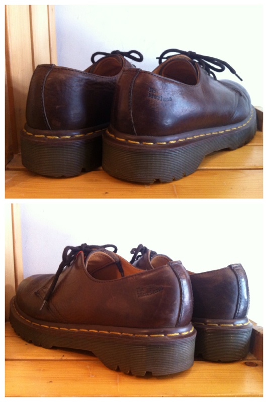 画像: 【26057-570】Dr.Martens　3ホールローカット　（ブラウン）　USED