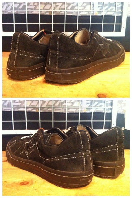 画像: 【26142-581】converse　ONE STAR SUEDE OX　（ブラック）　USED