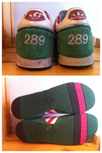 画像: 【26095-586】adidas　GRETE WAITZ　（ピンク/ホワイト/グリーン）　USED
