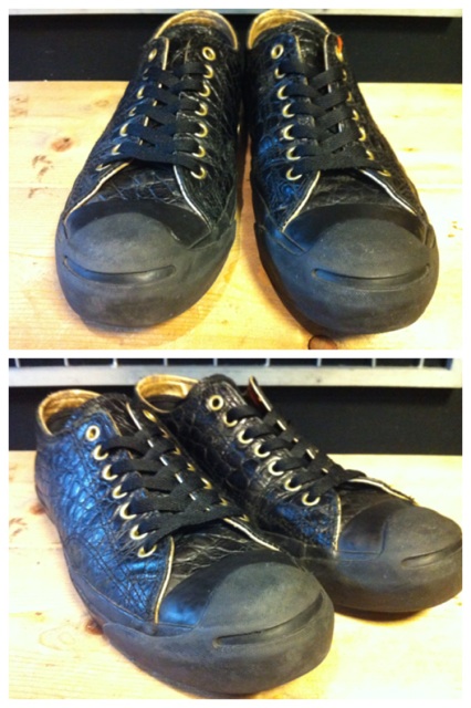 画像: 【26198-603】converse JACK PURCELL ADULTY　（ブラック）　USED