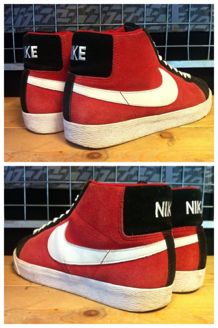 画像: 【26199-607】NIKE　BLAZER MID SB　（レッド/ブラック/ホワイト）　USED