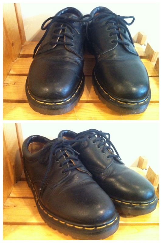 画像: 【26043-612】Dr.Martens　5ホールローカット　（ブラック）　USED