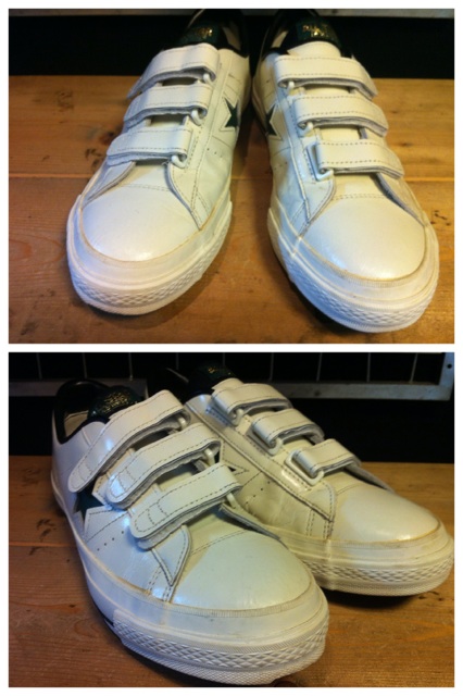 画像: 【26273-617】converse　ONE STAR J V-3　（ホワイト/グリーン）　USED