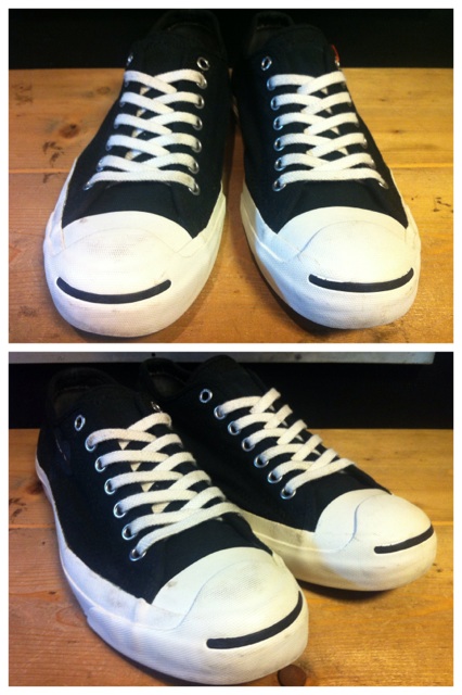 画像: 【26254-615】converse × PLAY COMME des GARCONS　JACK PURCELL　（ブラック）　USED