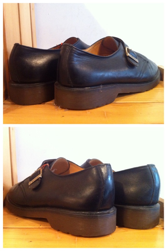 画像: 【26299-625】Dr.Martens　ストラップ付きローカット　（ブラック）　USED