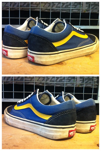 画像: 【26348-635】VANS　OLD SKOOL　（ブルー/イエロー）　USED