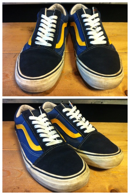 画像: 【26348-635】VANS　OLD SKOOL　（ブルー/イエロー）　USED