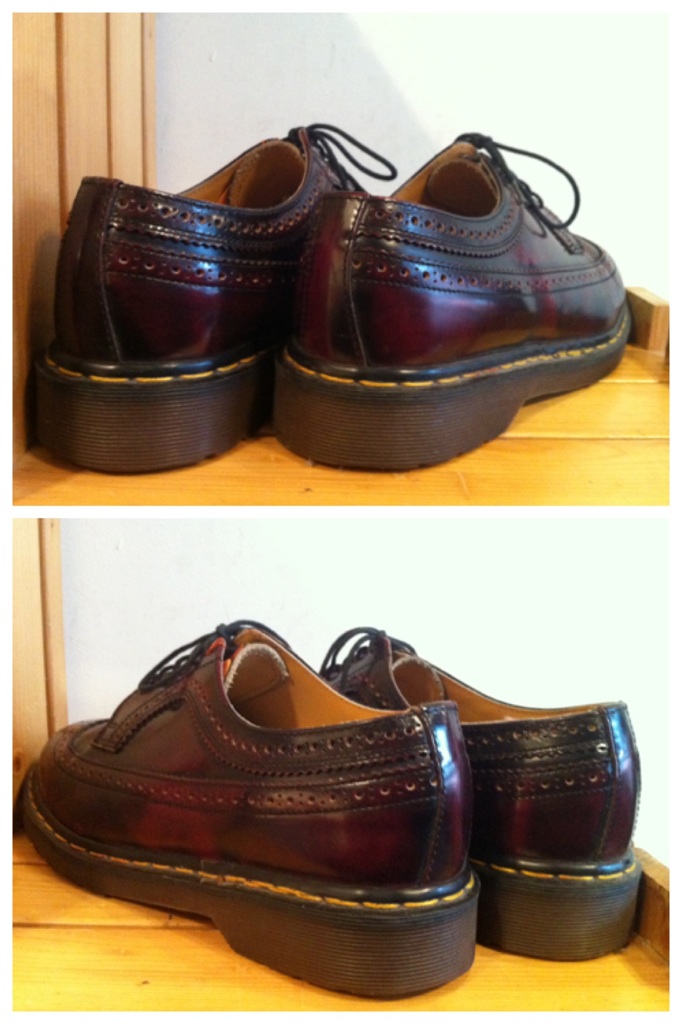 画像: 【26416-652】Dr.Martens　ウィングチップローカット　（ボルドー）　USED