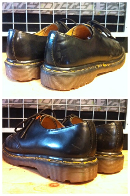 画像: 【26418-655】Dr.Martens　3ホールローカット　（ブラック）　USED