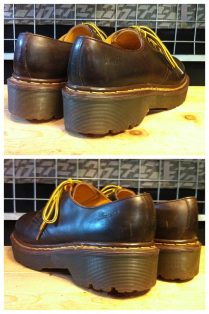 画像: 【26425-656】Dr.Martens　プラットフォームローカット　（ブラウン）　USED