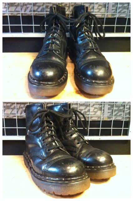 画像: 【26435-654】Dr.Martens　ストレートチップ8ホール　（ブラック）　USED