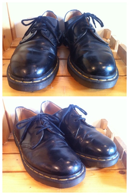 画像: 【26807-708】Dr.Martens　3ホールローカット　（ブラック）　USED