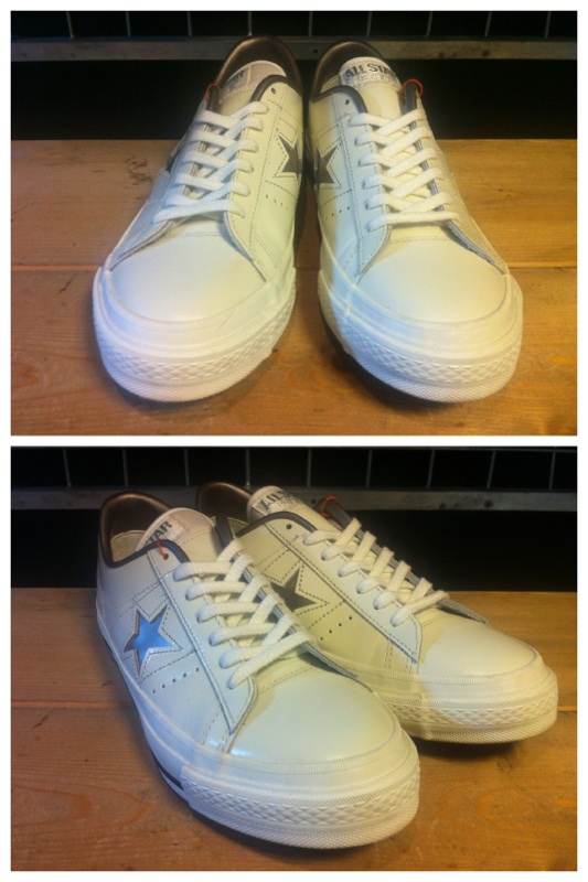 画像: 【26971-735】converse　ONE STAR OX　（ホワイト/シルバー）　USED