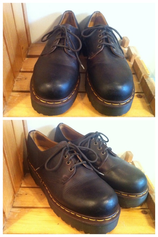 画像: 【27096-737】Dr.Martens　プラットフォームローカット　（ブラウン）　USED