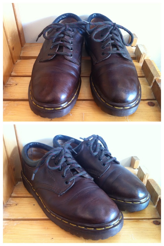 画像: 【27092-740】Dr.Martens　5ホールローカット　（ダークブラウン）　USED