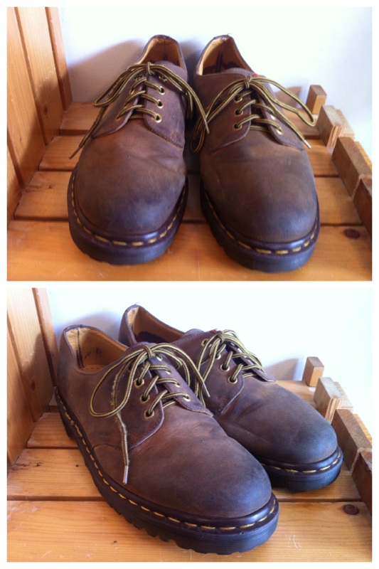 画像: 【27088-744】Dr.Martens　4ホールローカット　（ブラウン）　USED