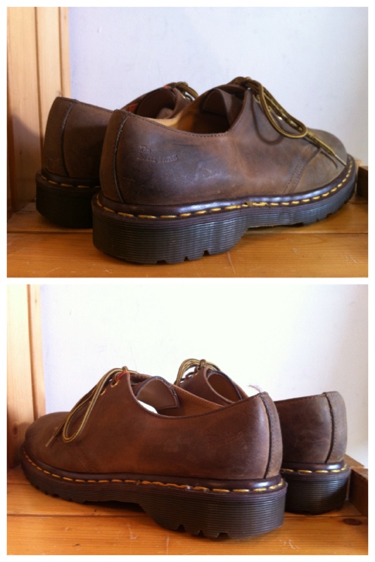 画像: 【27088-744】Dr.Martens　4ホールローカット　（ブラウン）　USED