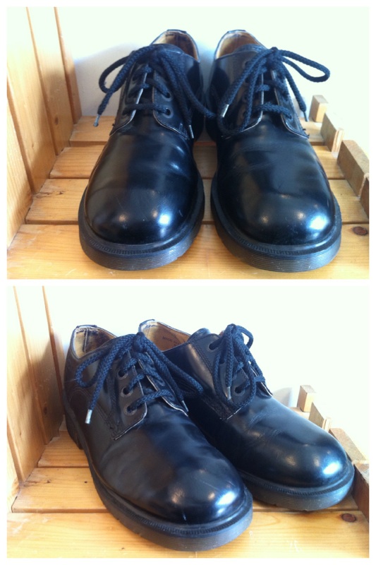 画像: 【27081-743】Dr.Martens　プラットフォームローカット　（ブラック）　USED