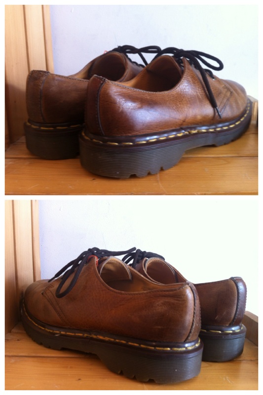 画像: 【27270-748】Dr.Martens　4ホールローカット　（キャメルブラウン）　USED