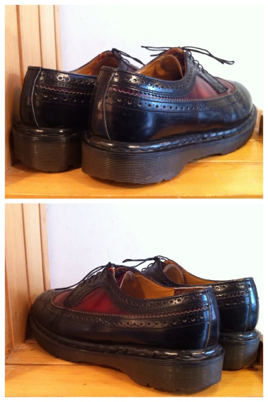 画像: 【27290-751】Dr.Martens　ウィングチップローカット　（ボルドー/ブラック）　USED