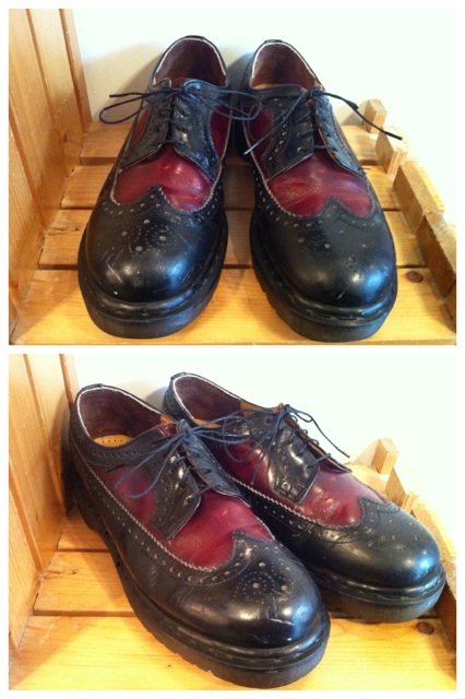 画像: 【27290-751】Dr.Martens　ウィングチップローカット　（ボルドー/ブラック）　USED