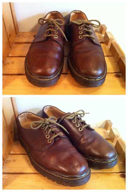 画像: 【27099-752】Dr.Martens　4ホールローカット　（ブラウン）　USED